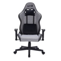 SILLA GAMER RAPTOR THRONE R1 TELA GRIS