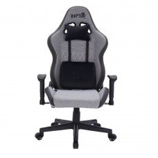 SILLA GAMER RAPTOR THRONE R1 TELA GRIS