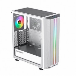 GABINETE GAMEMAX PRECISION 2 WHITE 1* FAN ARGB E-ATX