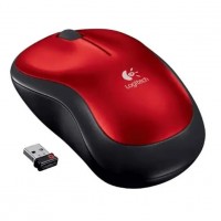 MOUSE INALAMBRICO LOGITECH M185 RED 910-003635