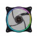 COOLER FAN RAPTOR RGB FROST SLIM 120MM PWM + ARGB BLACK