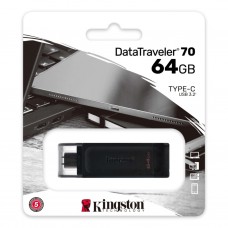PENDRIVE 64GB KINGSTON USB-C 3.2 DT70/32GB - NEGRO