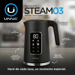 PAVA ELECTRICA UNNIC STEAM03 TACTIL 2200W 1.7LT