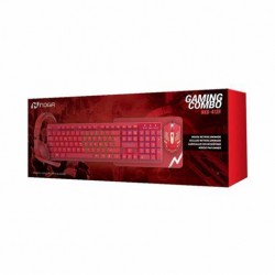 COMBO 4 EN 1 NOGA NKB-413R ROJO RETROILUMINADO LED
