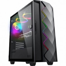 GABINETE GAMEMAX DIAMOND CP BK 4 FAN ARGB ATX