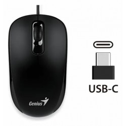MOUSE GENIUS DX-110 USB-C BLACK