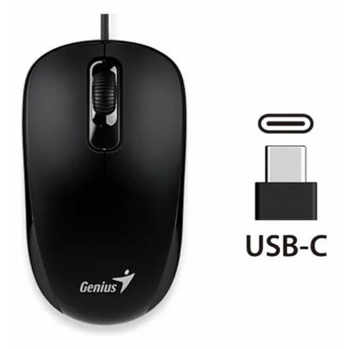 MOUSE GENIUS DX-110 USB-C BLACK