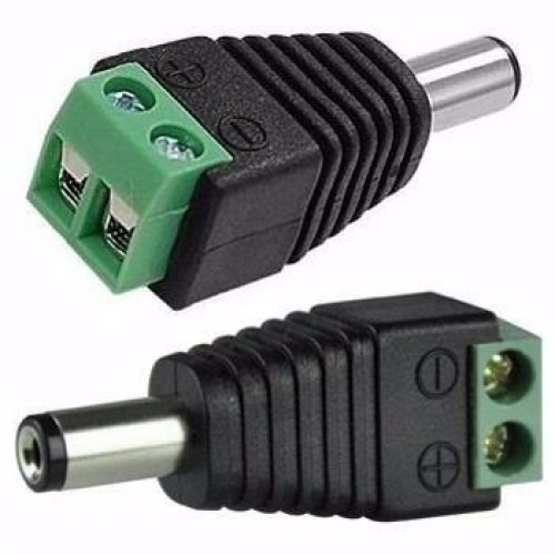 FICHA CCTV PLUG MACHO A BORNERA FICHA CCTV PLUG MACHO A BORNERA