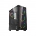 GABINETE RAPTOR SENTINEL TG MID TOWER RGB FAN x 4