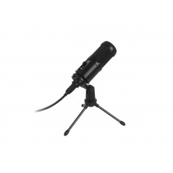 MICROFONO USB CONDENSADOR CON TRIPODE NISUTA NS-MICG4
