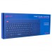 TECLADO WL + BT BLUETOOTH NOGA NKB-Q80 TOUCH PAD AZUL