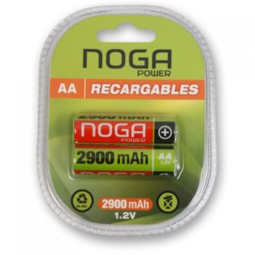 PILAS AA 2900MAH NOGANET X 2U RECARGABLES