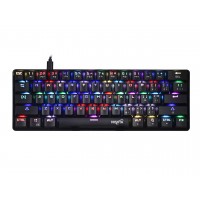 TECLADO MECANICO GAMER RGB 61 TECLAS C/ SOFT NISUTA NS-KBGZ61
