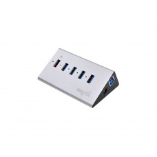 HUB USB 5 PUERTOS 4 3.0 + 1 QC CARGA RÁPIDA NISUTA NS-UH053Q