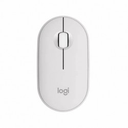 MOUSE LOGITECH WL + BLUETOOTH M350S PEBBLE 2 WHITE 910-007047
