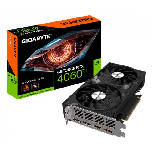 PLACA DE VIDEO GIGABYTE GEFORCE RTX 4060 WINDFORCE OC 8G